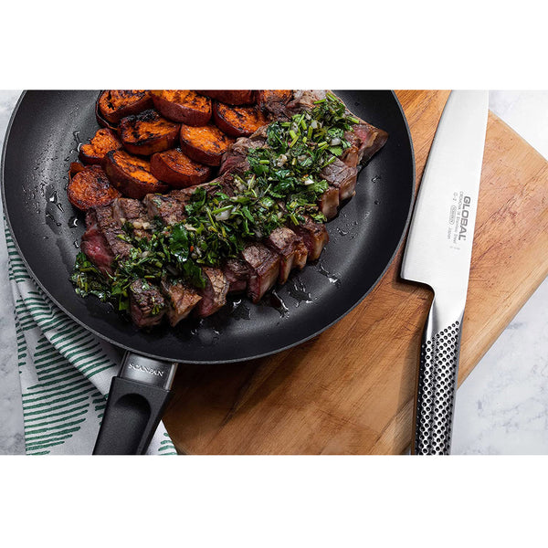 Scanpan Classic 12.25-Inch Induction Fry Pan, Black Cast Aluminum