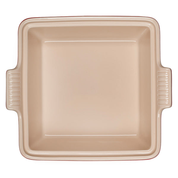 Le Creuset 2.5 qt. (9") Heritage Covered Square Casserole - Cerise