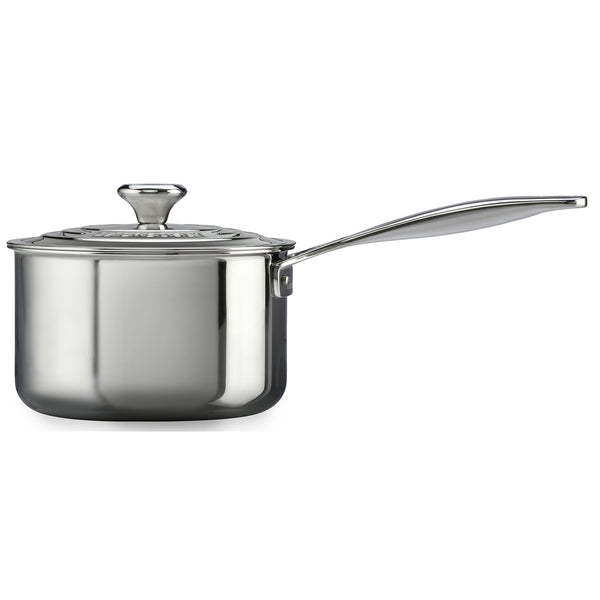 Le Creuset Stainless Steel 3-Quart Saucepan