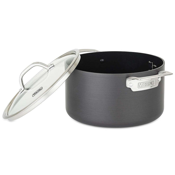 Viking Hard Anodized Nonstick 6-Quart Dutch Oven, Gray