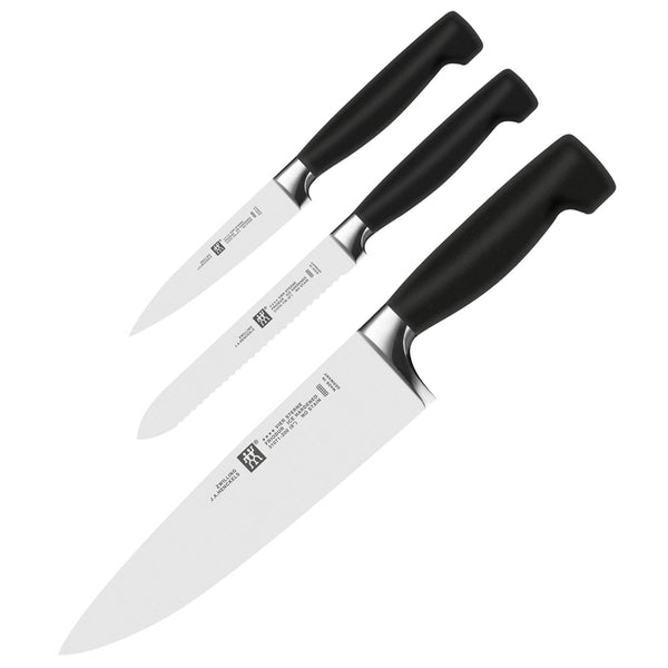 Zwilling J.A. Henckels Four Star 3-Piece Essentials Knife Set