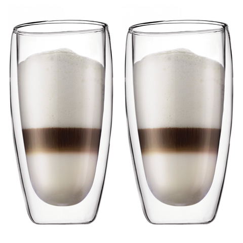 Bodum Pavina 15-Ounce Double-Wall Glass, Set of 2