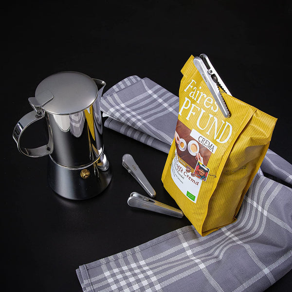 Cilio Aida 10 Cup Stovetop Espresso Maker, Polished Stainless