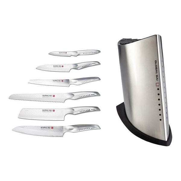 Global 7-Piece SAI Knife Block Set