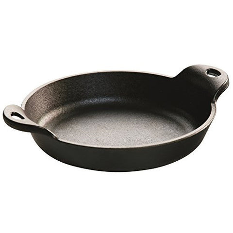 LODGE HEAT-TREATED, CAST IRON ROUND MINI SEVER