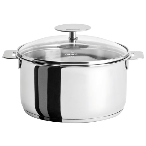 CRISTEL MUTINE DETACHABLE 1.5-QUART SAUCEPAN WITH DOMED GLASS LID