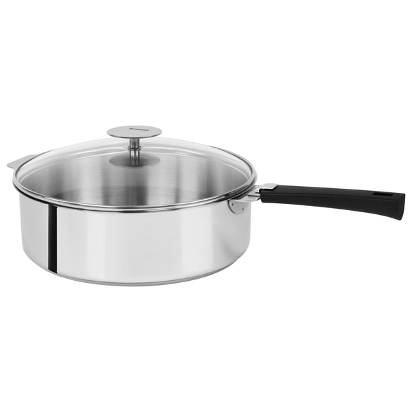 Cristel Mutine 4.5-Quart Saute Pan with Lid