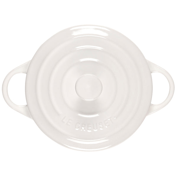 Le Creuset 14 oz. Mini Round Cocotte - White