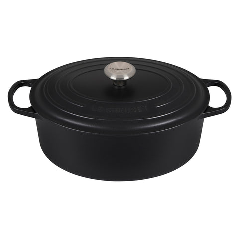 Le Creuset 6.75 qt. Signature Oval Dutch Oven - Licorice