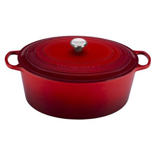 Le Creuset 15.5-Quart Oval Dutch Oven - Cerise