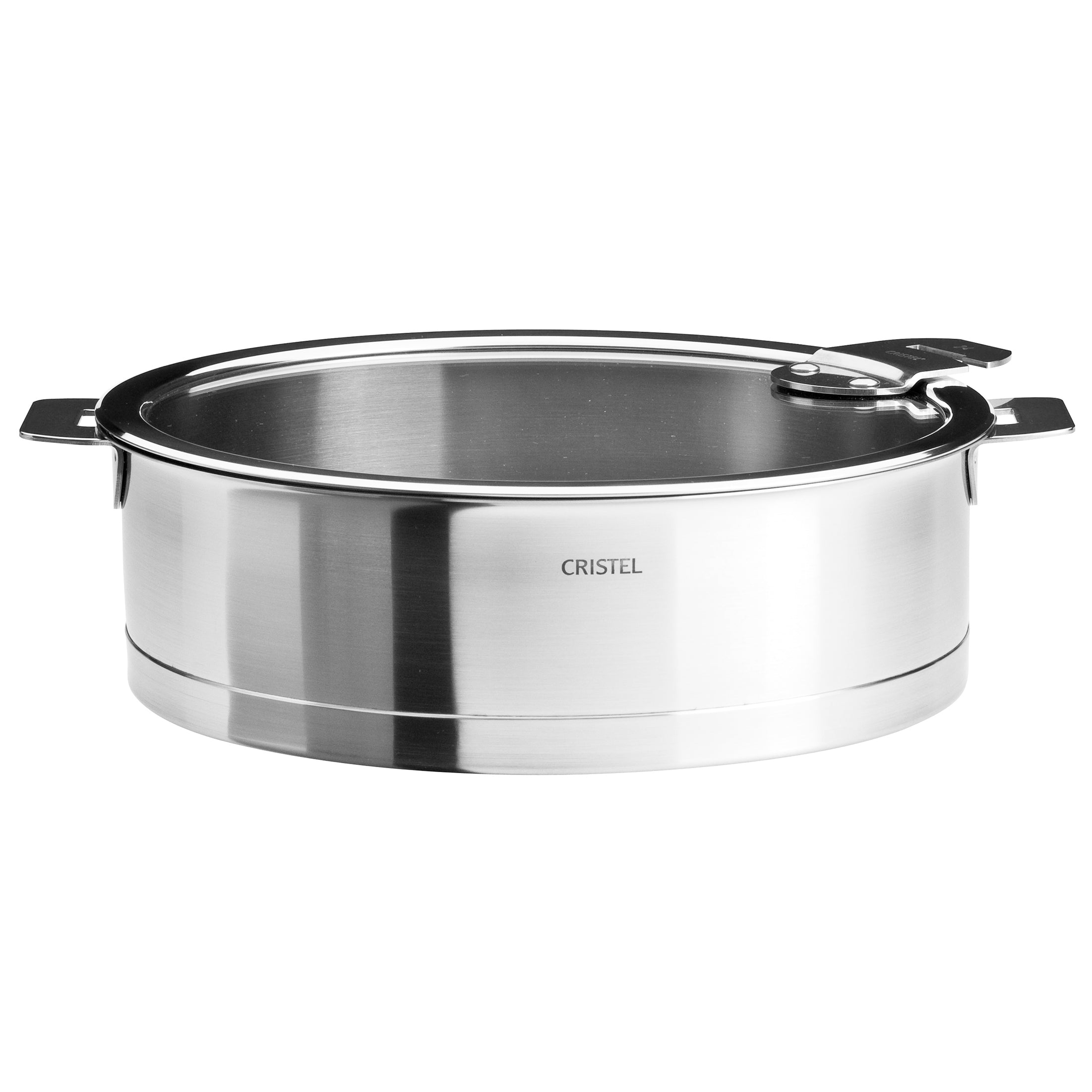 Cristel Strate 2-Quart Saute Pan with Glass Lid