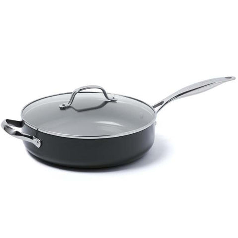 GREEN PAN VALENCIA PRO CERAMIC NONSTICK 4.5-QUART SAUTÉ PAN WITH LID