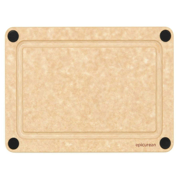 EPICUREAN ALL-IN-ONE BOARDS 20" × 15" CUTTING BOARD, NATURAL/BLACK FEET