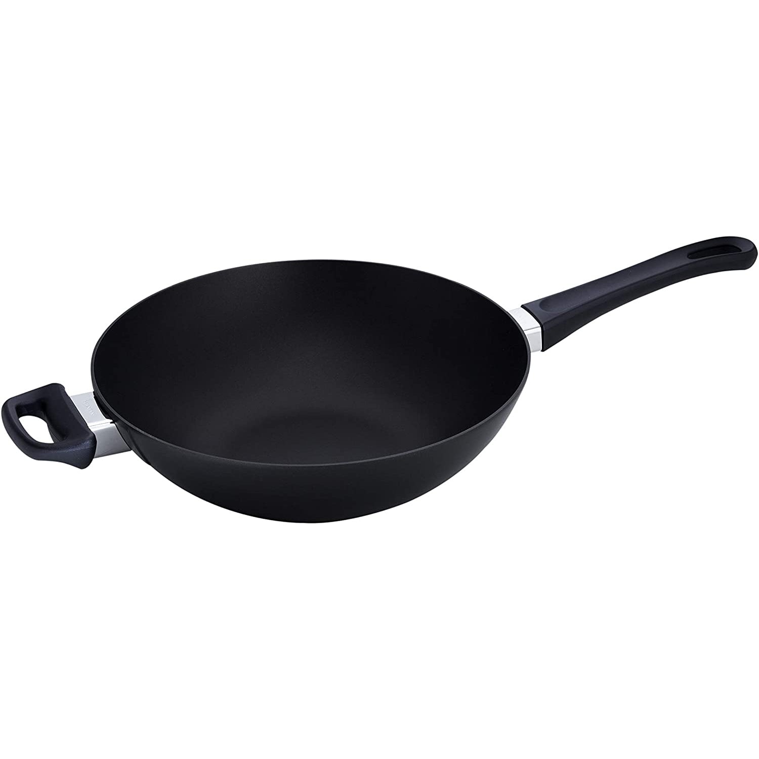 12.5 Ceramic Nonstick wok with Tempered-Glass Lid