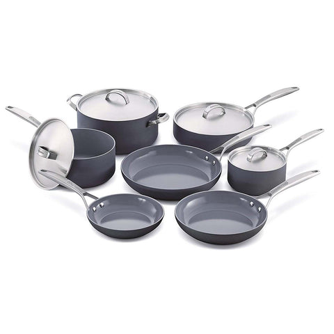 GREEN PAN PARIS PRO CERAMIC 11-PIECE NON-STICK COOKWARE SET