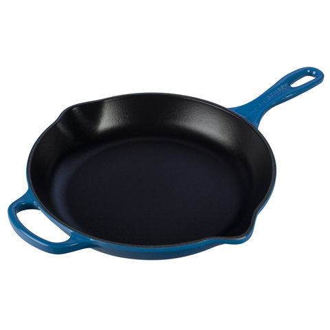 LE CREUSET 10.25'' SIGNATURE IRON HANDLE SKILLET - MARSEILLE