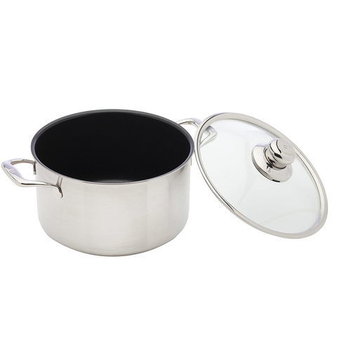 SWISS DIAMOND 6.7-QUART NONSTICK CLAD DUTCH OVEN W/LID