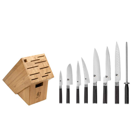 Shun Classic 9-Piece Chef'S Choice Block Set