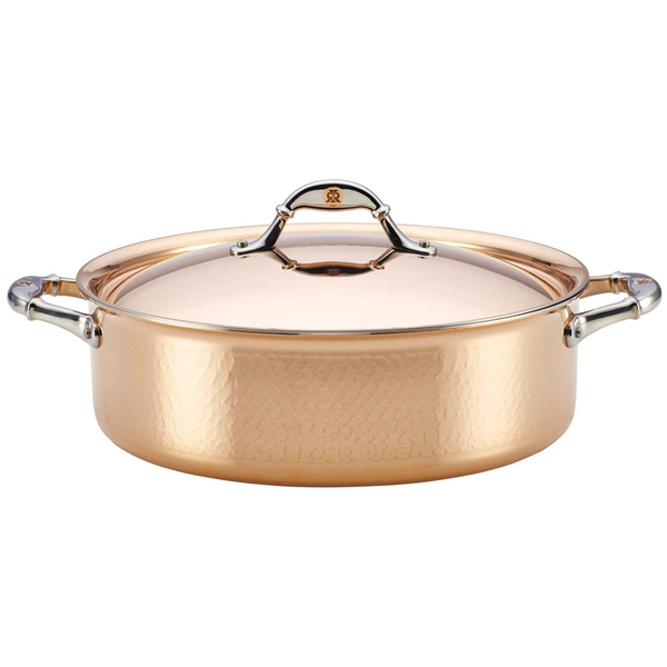 Ruffoni Symphonia Cupra 7-Quart Covered Braiser - Copper