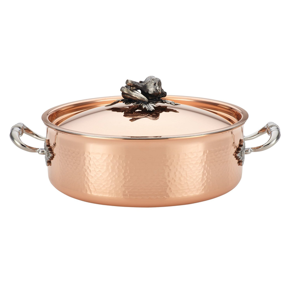 Ruffoni Opus Cupra 7-1/2-Quart Covered Braiser, Copper