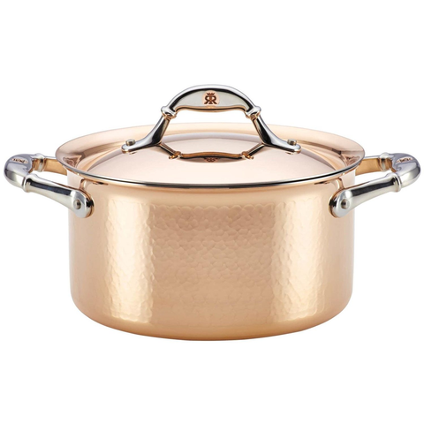 Ruffoni Symphonia Cupra 3-1/2-Quart Covered Soup Pot - Copper