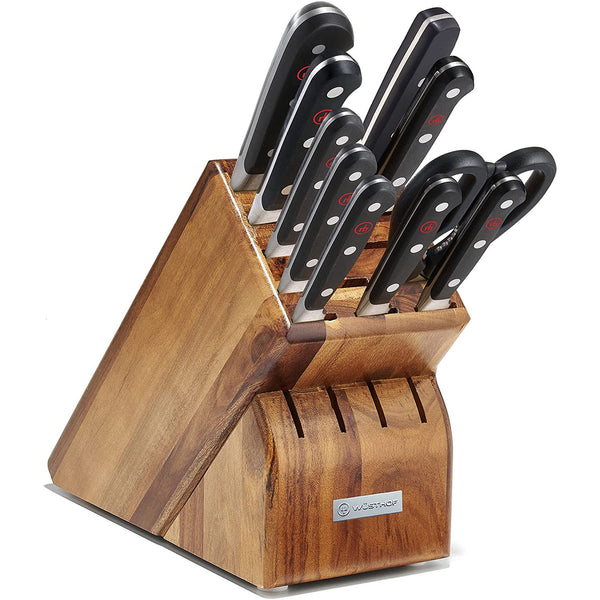 Wusthof Classic 11-Piece Knife Block Set - Acacia