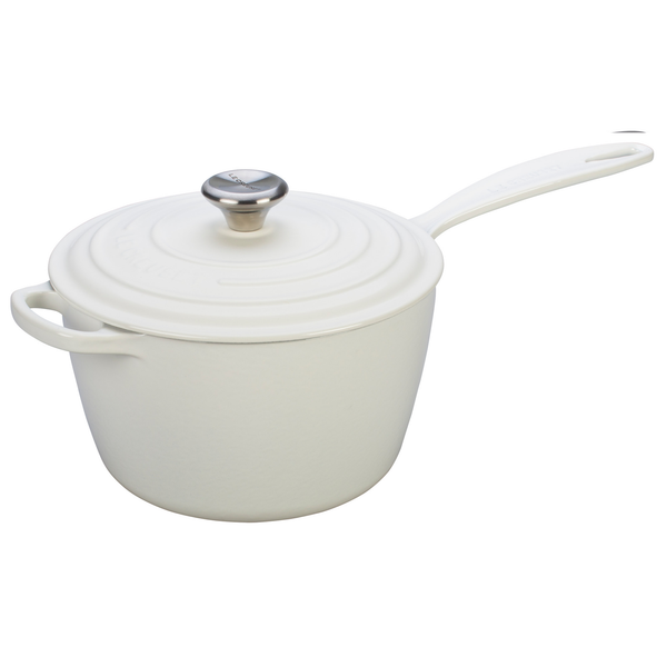 LE CRUESET 2.25-QUART SIGNATURE SAUCEPAN - WHITE