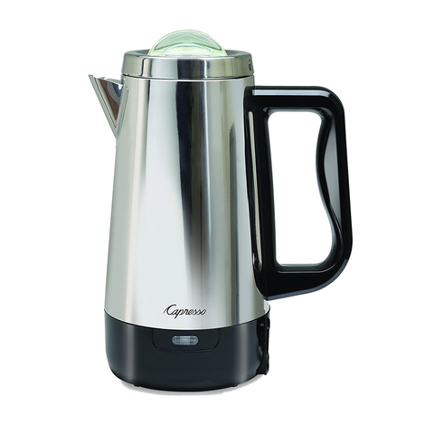 Capresso 403.05 8 Cup Perk Coffee Maker, Metallic