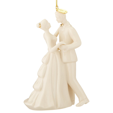 LENOX 2016 ''ALWAYS AND FOREVER'' BRIDE AND GROOM ORNAMENT