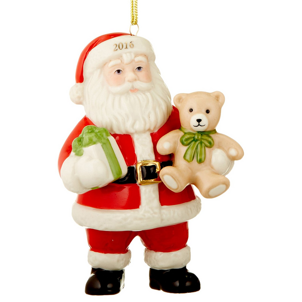 Lenox 2016 Good Tidings Santa Ornament