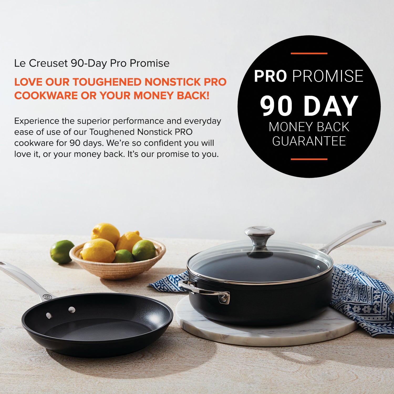 Toughened Nonstick PRO 10-Piece Cookware Set