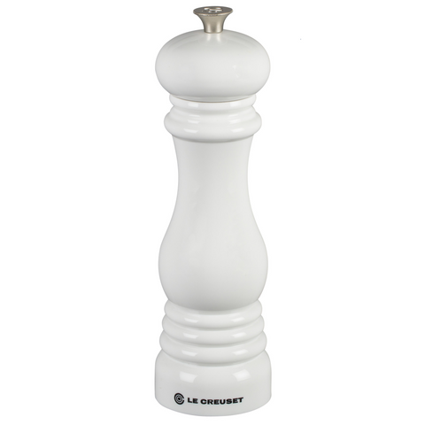 LE CREUSET PEPPER MILL, 8-INCH - WHITE